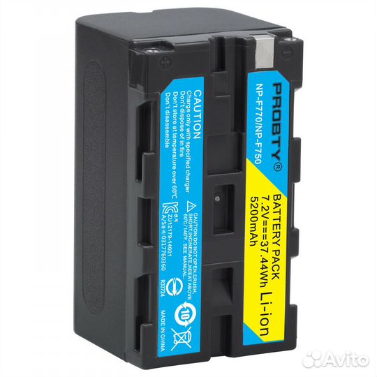 Аккумулятор Probty 5200 mAh NP-F770 (F750/F770)