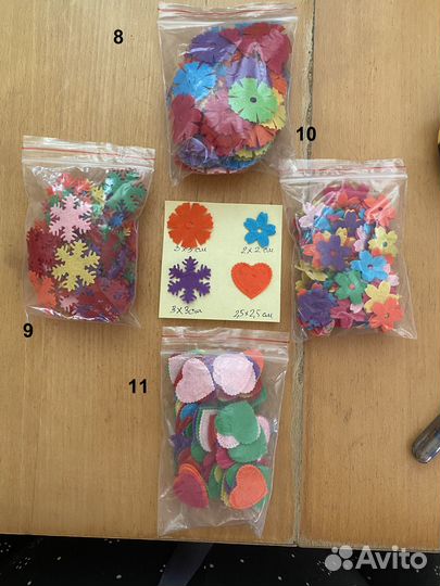 Цветы для скрапбукинга. Фетр