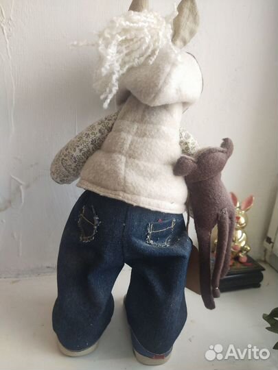 Игрушка ручной работы - Конь Алёша)