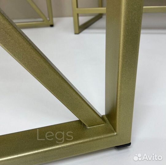 Опора мебельная/подстолье Legs цвет латунь