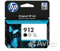 Оригинальный струйный картридж HP 912 черный (300