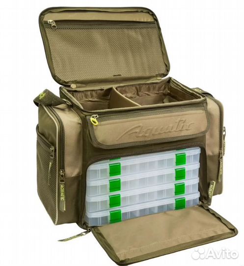 Сумка рыбака с 7 коробками FisherBox Aquatic ск-14
