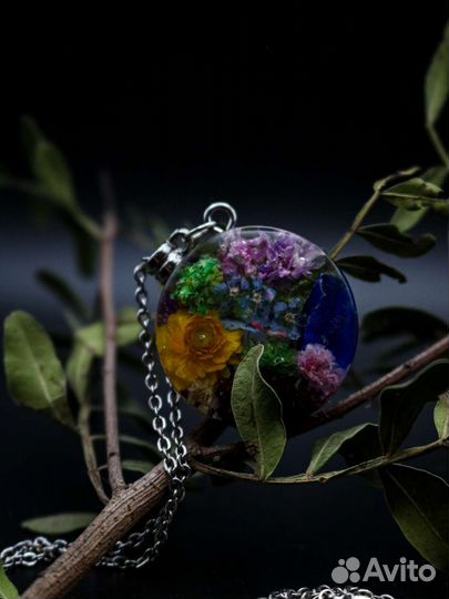 Серьги и кулон