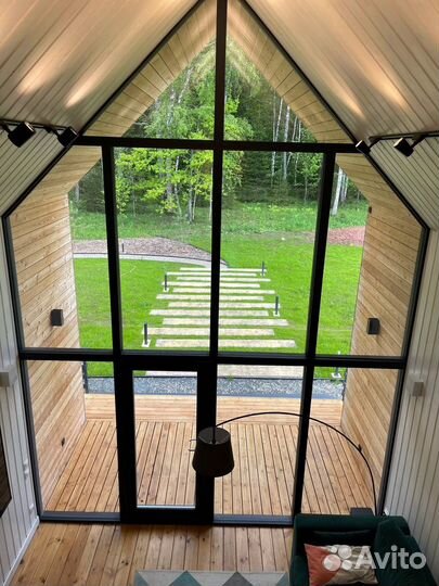 Барнхаус из полистиролбетона 104 кв м