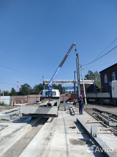 Аренда и услуги манипулятора, стрела 3 т, 8 м, борт 5 т, 5.4 м