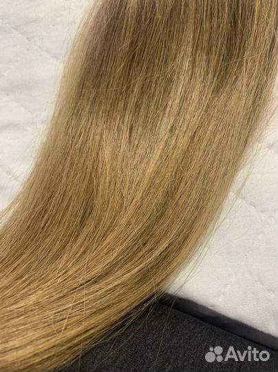 Хвост из натуральных волос