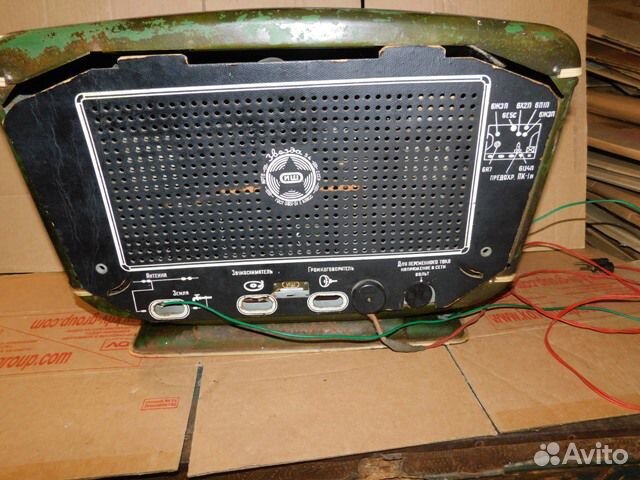 Старинный,ламповый радиоприемник Звезда -54,СССР