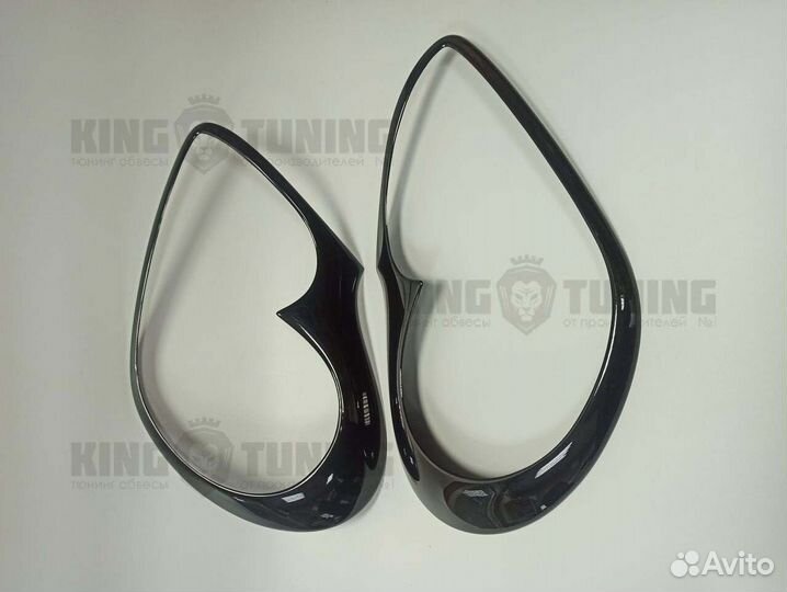 Маски на фары Porsche Cayenne 955 (Fiberglass-Easy