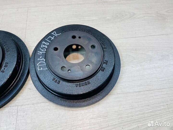 Барабаны тормозные пара Honda Civic 4D 05-12
