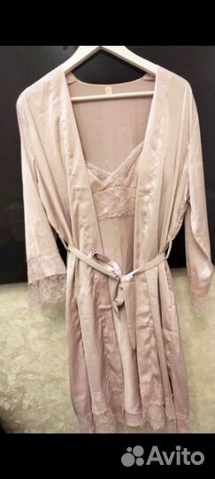 Халат женский шелковый
