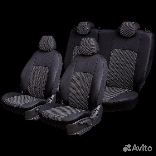 Чехлы на сиденье Хендай Solaris-2 седан с 02.2017г