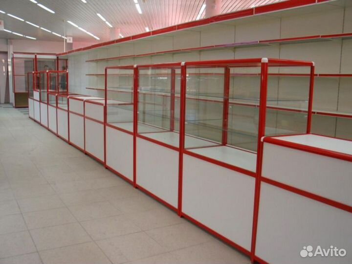 Стеллаж и прилавки