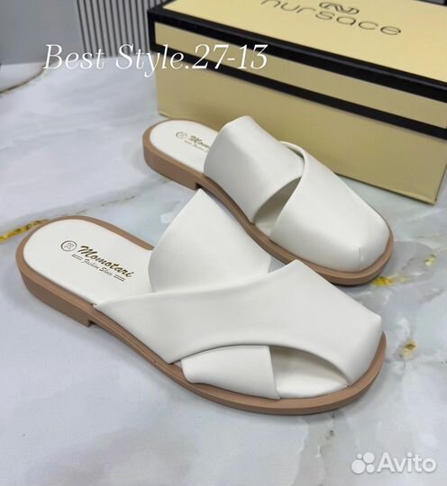 Шлепки женские мюли (много цветов)