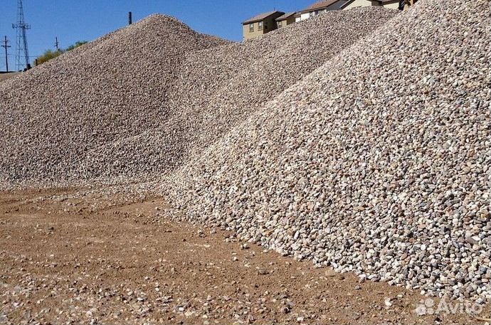 Щебень известняковый, гранитный, вторичный