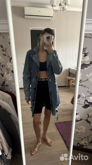 Джинсовое платье