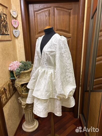 Платье вечернее жаккард