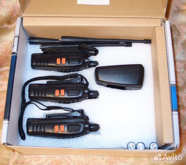 Портативная радиостанция Baofeng BF-888S 3 шт