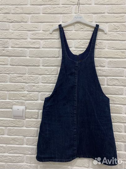Джинсовый сарафан для девочки zara