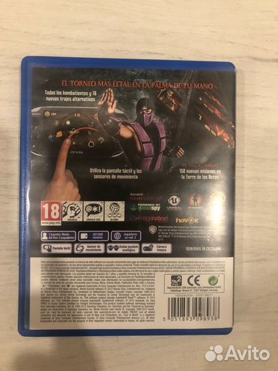 Mortal Kombat для Sony Ps-Vita