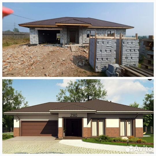 Строительство под ключ и ремонт жилых домов