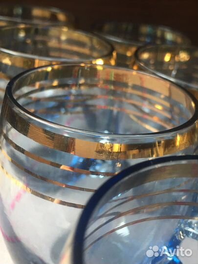 Кобальтовые чашки стаканы СССР