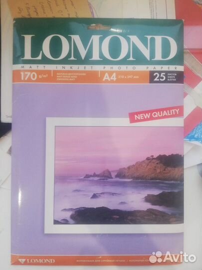 Фотобумага Lomond для струйной печати