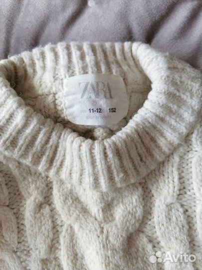 Вязанный свитер zara для мальчика