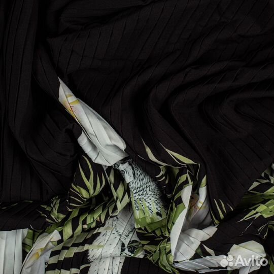 Ткань гофре принт