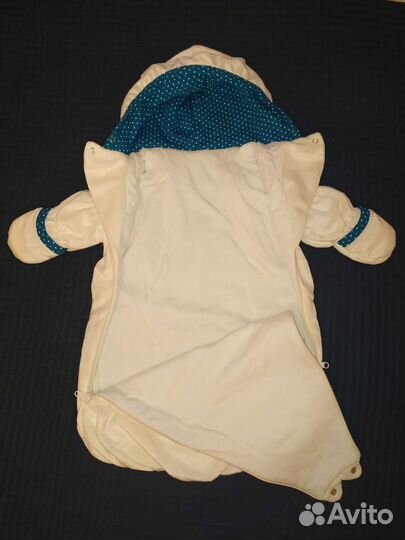 Конверт для новорождённого из шелковистого велюра