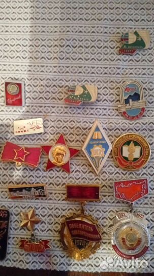 Значки СССР советские