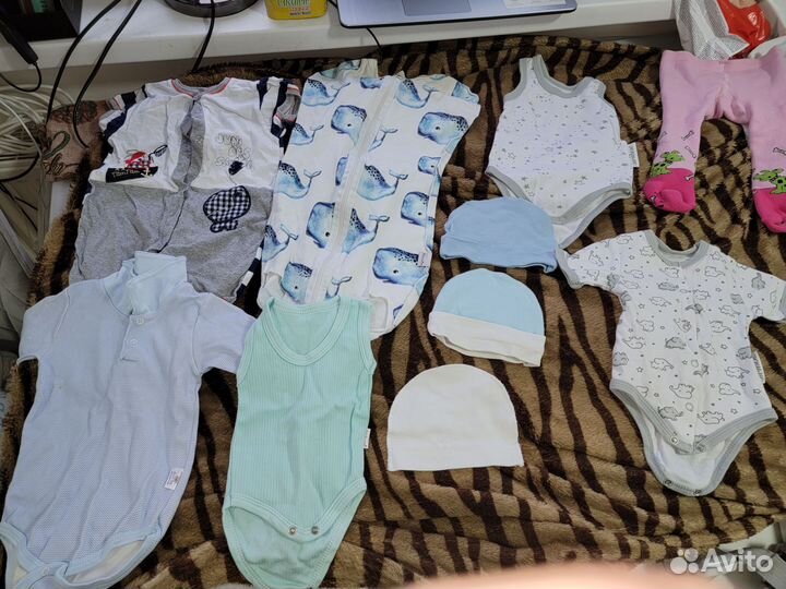 Детская одежда пакетом 0+ до 4х +мес