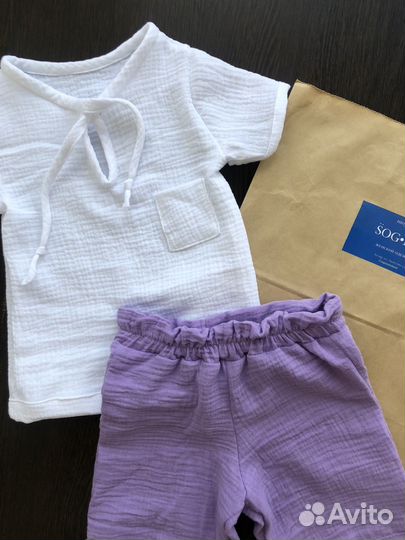 Костюм из муслина детский