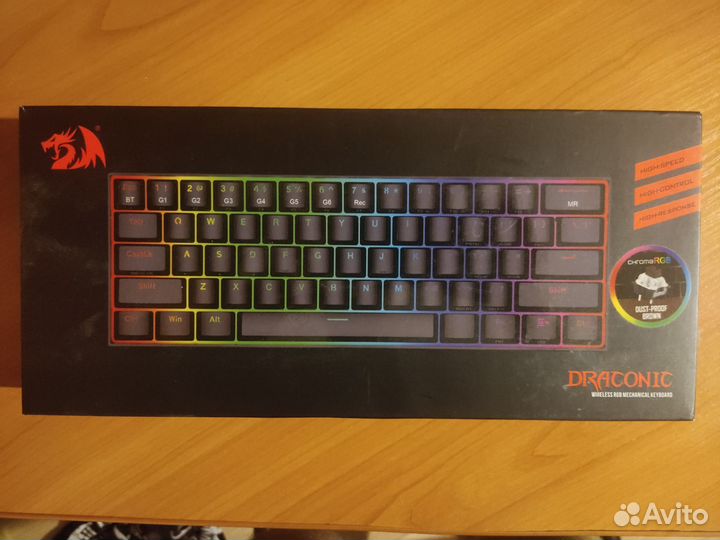 Игровая клавиатура redragon draconic gk61