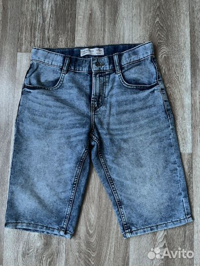 Бриджи джинсовые брюки