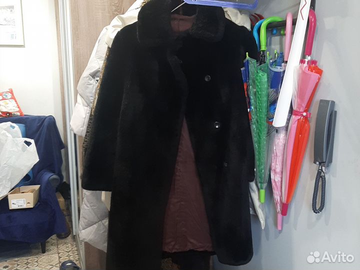 Шуба цигейковая новая СССР рр 44