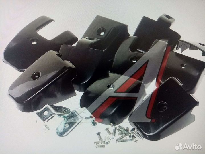 Накладки на петли дверей пластиковые УАЗ буханка