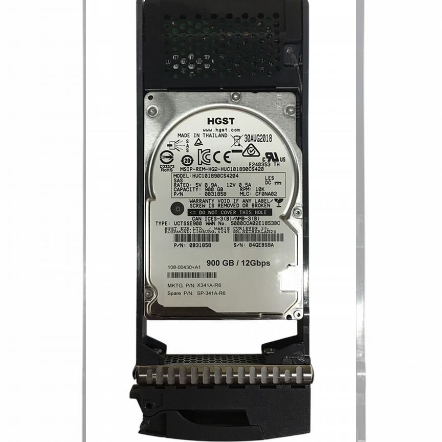 [108-00430] Жесткий Диск Netapp +A1 900gb 2,5" Hdd 108-00430