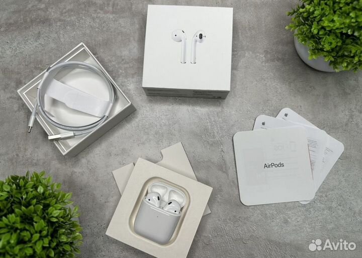 Airpods 2 чип айроха 2024 премиум новые