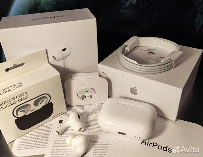 Airpods Pro 2 Премиум Качества. Наушники +чехол