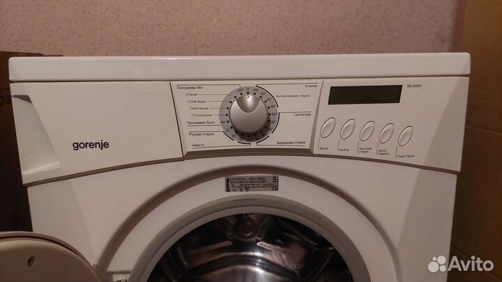 Рабочая стиральная машина Gorenje WS 43101