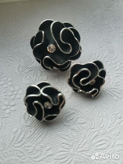 Комплект Серьги и кольцо