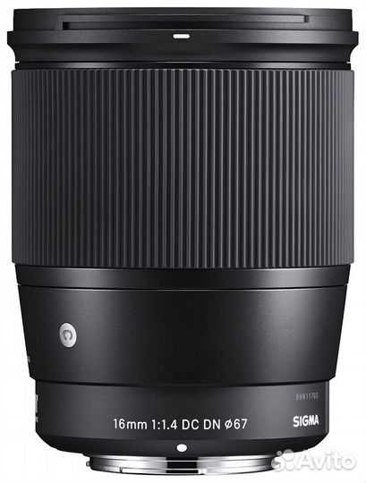 Sigma 16mm F1.4 DC DN Contemporary Sony E
