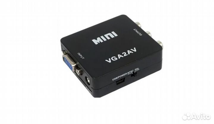 Переходник hdmi 3rca av2 vga