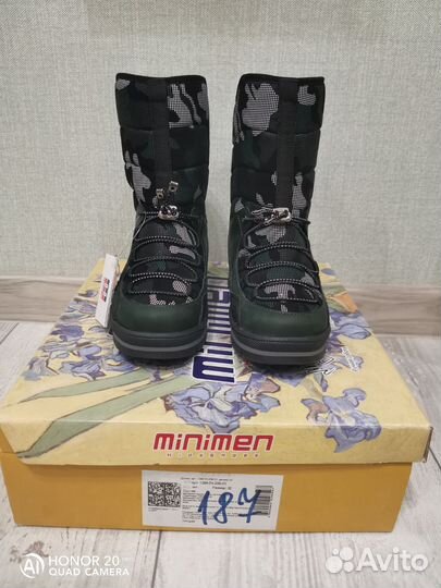 Minimen ботинки зимние 32