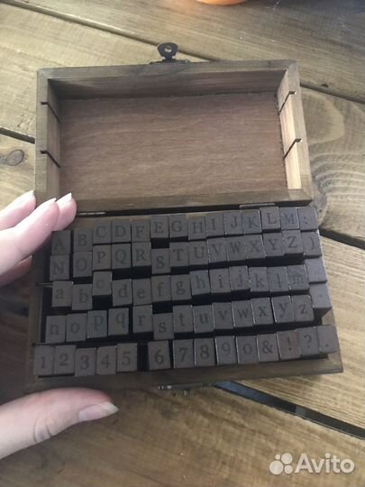 Ручная печать для творчества. Цифры и алфавит