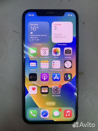 Телефон iPhone x 256 gb