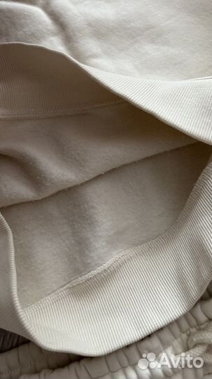 Костюм zara флисовый молочный