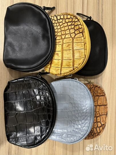 Косметичка натуральная кожа Deboro Италия