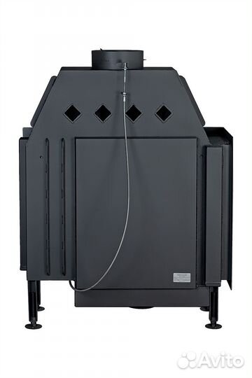 Камин Экокамин Альфа 1000 L два стекла левая