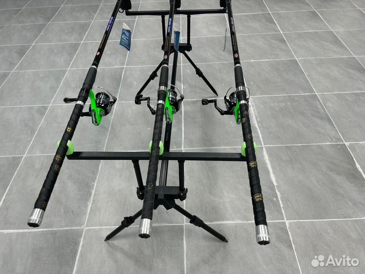 Фидерный набор с 3 уд с род подом и сигналками